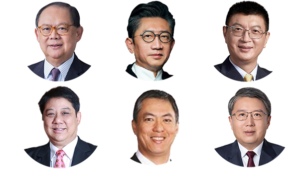 (上排左图起)诸立力、乔全生、黄朝晖(下排左图起)Suroj Lamsam、陈俊礼、王崔军 (上排左图起)诸立力、乔全生、黄朝晖(下排左图起)Suroj Lamsam、陈俊礼、王崔军